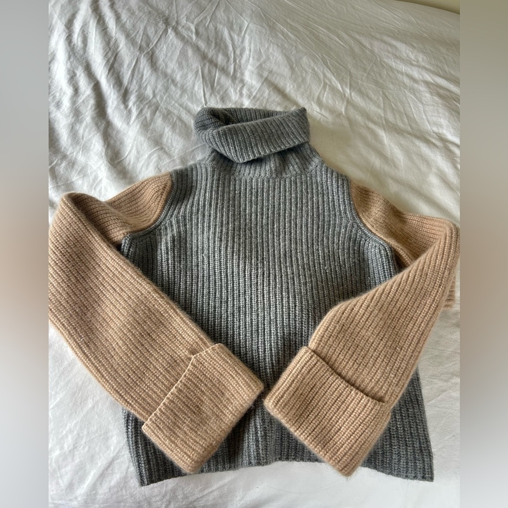 Autumn Cashmere Colorblock Sweater - Picture 2 of 6
